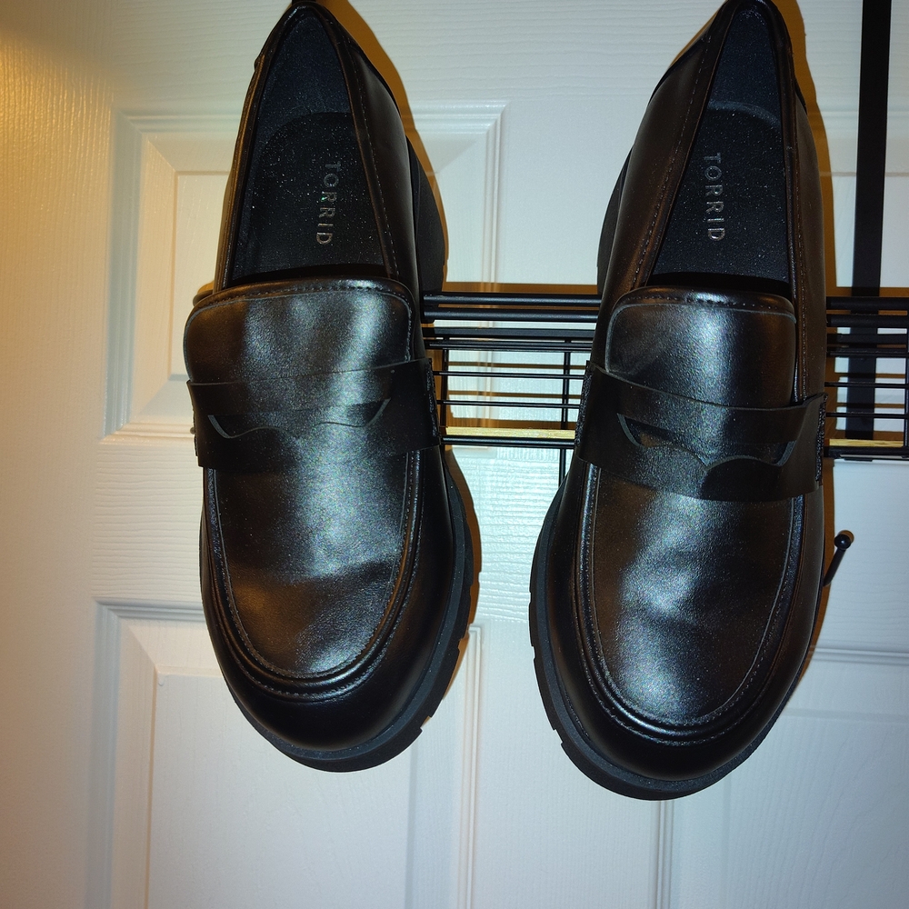 Torrid Black Womens Loafers New Without Tags